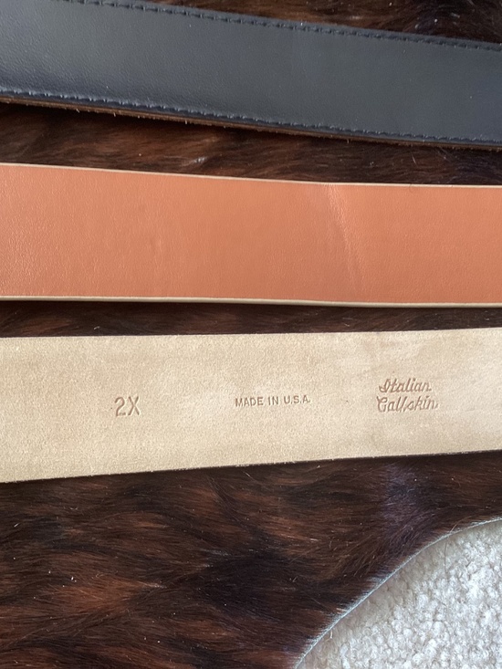 Lot of 6 Leather & Manmade Material Fashion Belts? main image 9